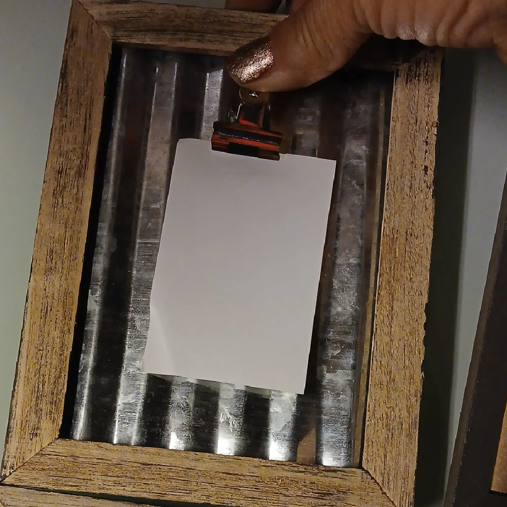 Rustic Wooden and Metal Wall Decor
